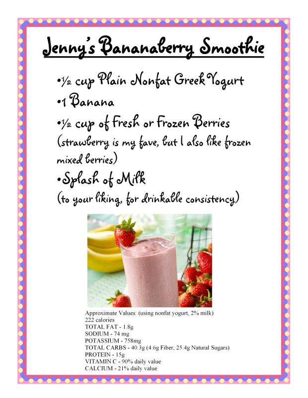 bananaberry smoothie recipe